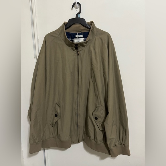 Jos. A. Bank Other - Jos. A. Bank Men’s Tan Harrington Jacket Full Zip Plaid Lined tall and big 3XL